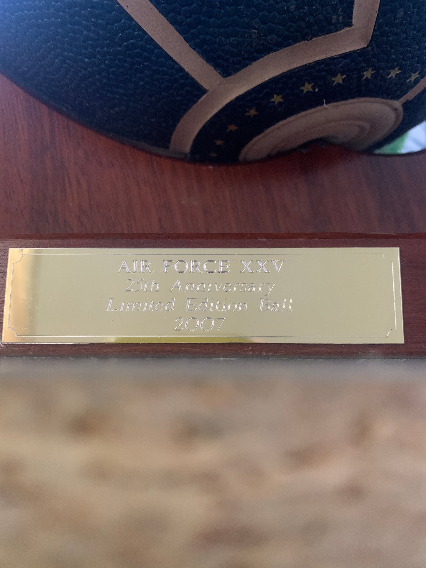 Nike Anniversary Basketball from 2007 AirForce XXV